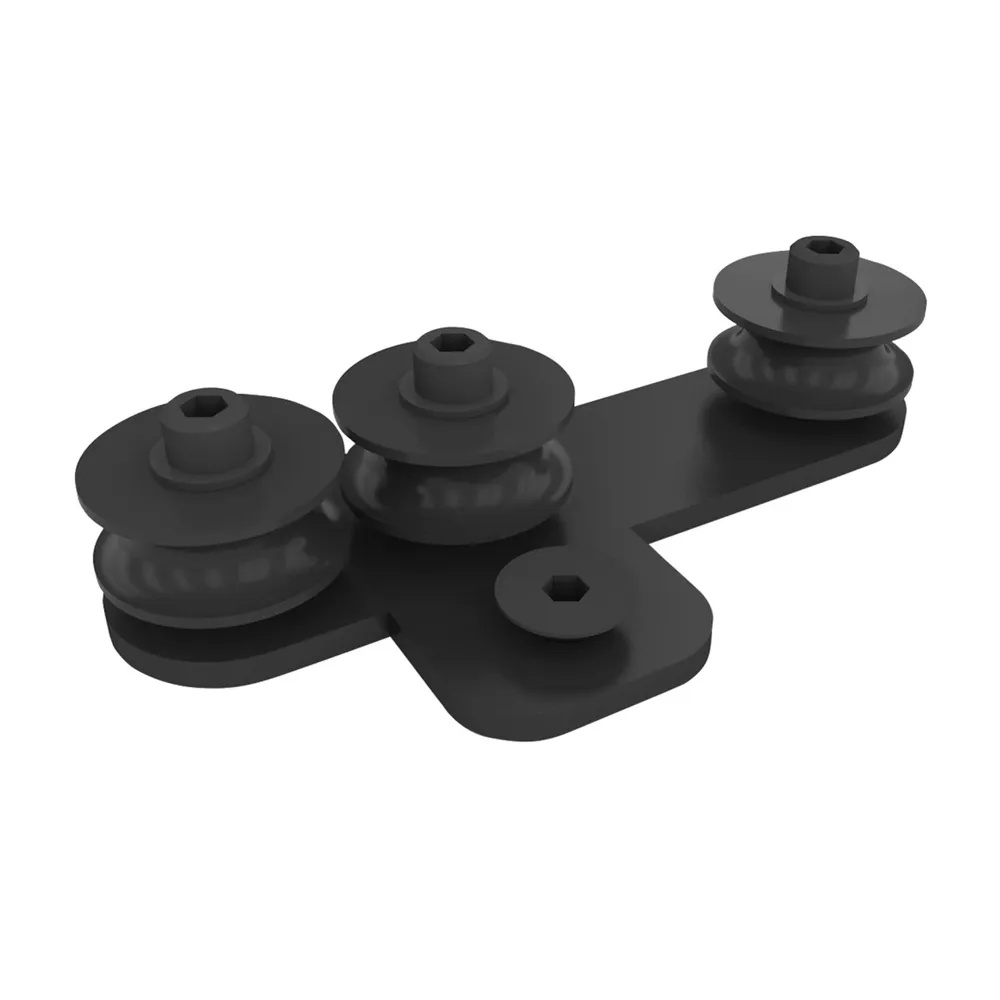 WENTEX Rope Guide Black 3 Wheels