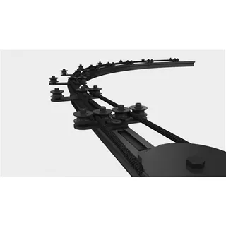 WENTEX Rope Guide Black 3 Wheels