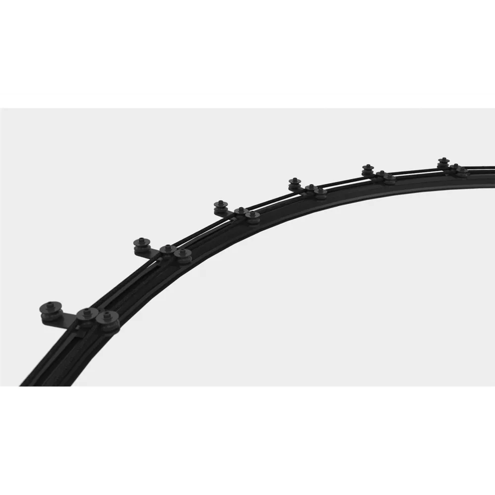 WENTEX Rope Guide Black 3 Wheels
