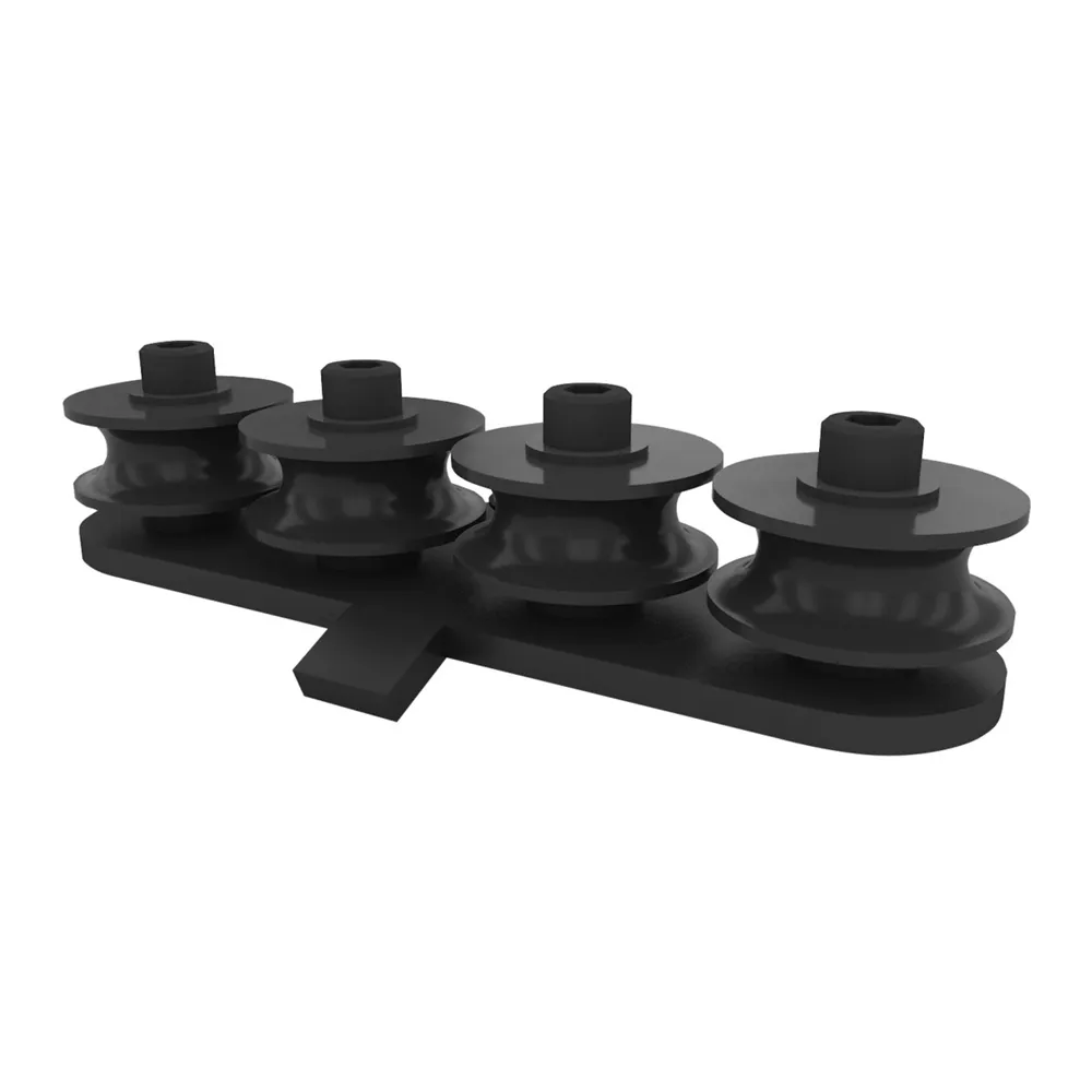WENTEX Rope Guide Black 4 Wheels