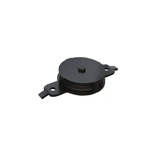 WENTEX Eurotrack - Return pulley - Wheel 85mm Black