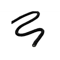 WENTEX Eurotrack - Cord 8mm Black 100m on spool