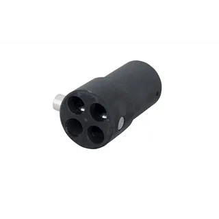 WENTEX 4-way connector replacement 50,8 (dia)mm Black