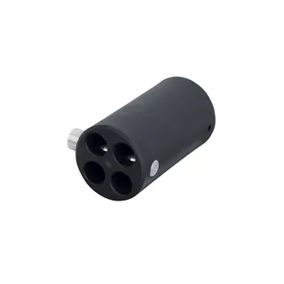WENTEX 4-way connector replacement 45,7 (dia)mm Black