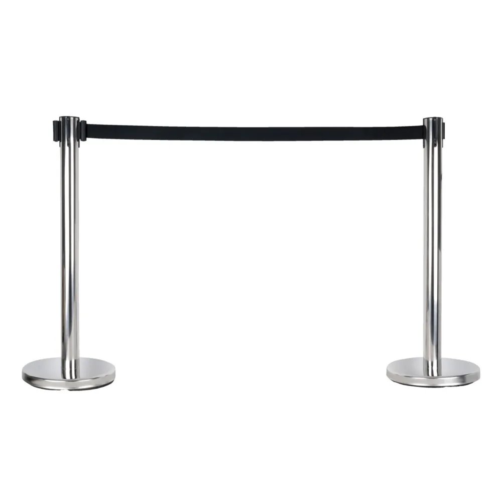 SHOWGEAR 2m Adjustable Crowd Barrier Silver