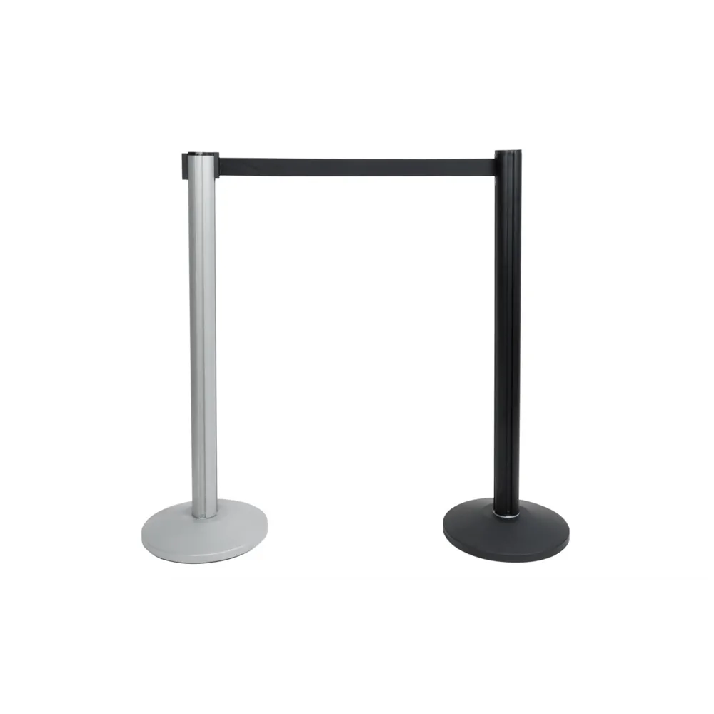 SHOWGEAR 2m Adjustable Crowd Barrier PRO Silver