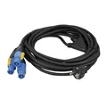 DAP Schuko to Powercon splitter 3 way