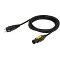 PCE Powercable Powercon True1 to Schuko 1,5m 3x 1,5mm2
