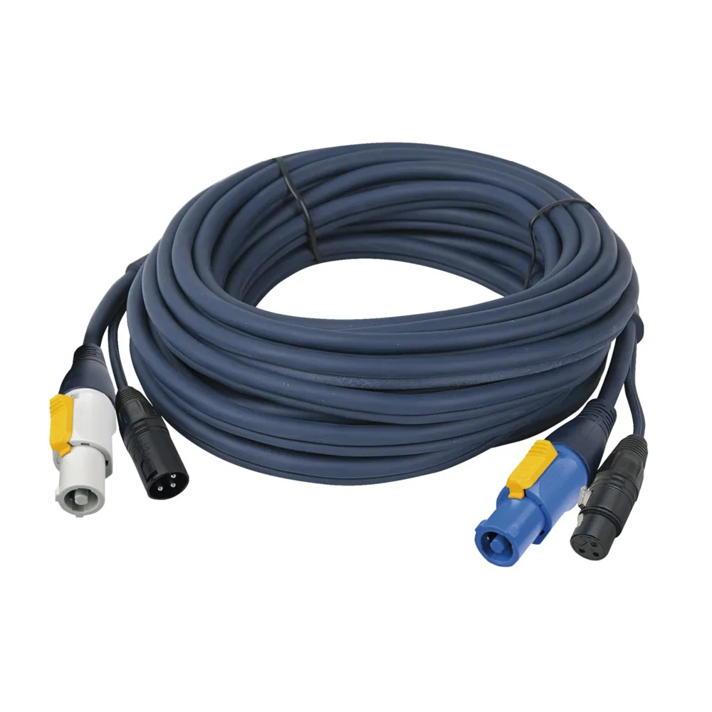 DAP Powercon/XLR M - Powercon/XLR F 0,75 m DMX / Power