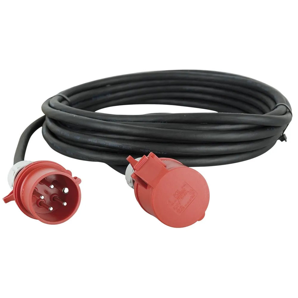 LINEAX Extension Cable, 3 x 32A 380V 50 m/5 x 4 mm2