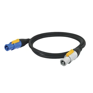DAP Powercable Powercon M/F 6 m 3 x 1,5mm2