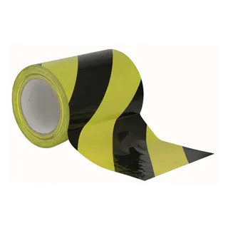 SHOWGEAR Floor-Marking tape Black/Yellow 150mm / 33m