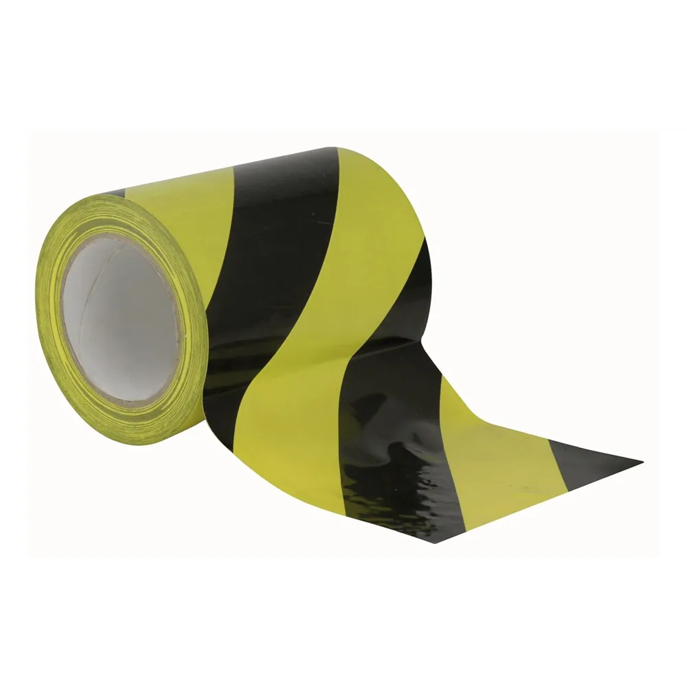 SHOWGEAR Floor-Marking tape Black/Yellow 150mm / 33m