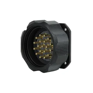 AMPHENOL SOCAPEX Socapex 19 Pin male chassis connector