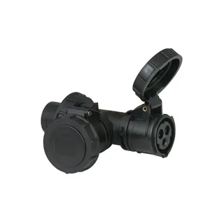 PCE T-connect 2 Way 16/3 Plug 16/3 CEE IP67