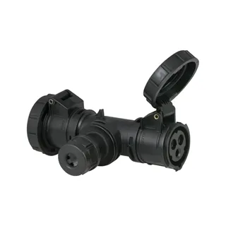 PCE T-connect 2 Way 16/3 Cablegland CEE IP67