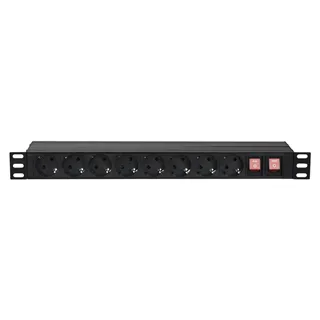 SHOWGEAR 19" 1U Main Power Strip 16