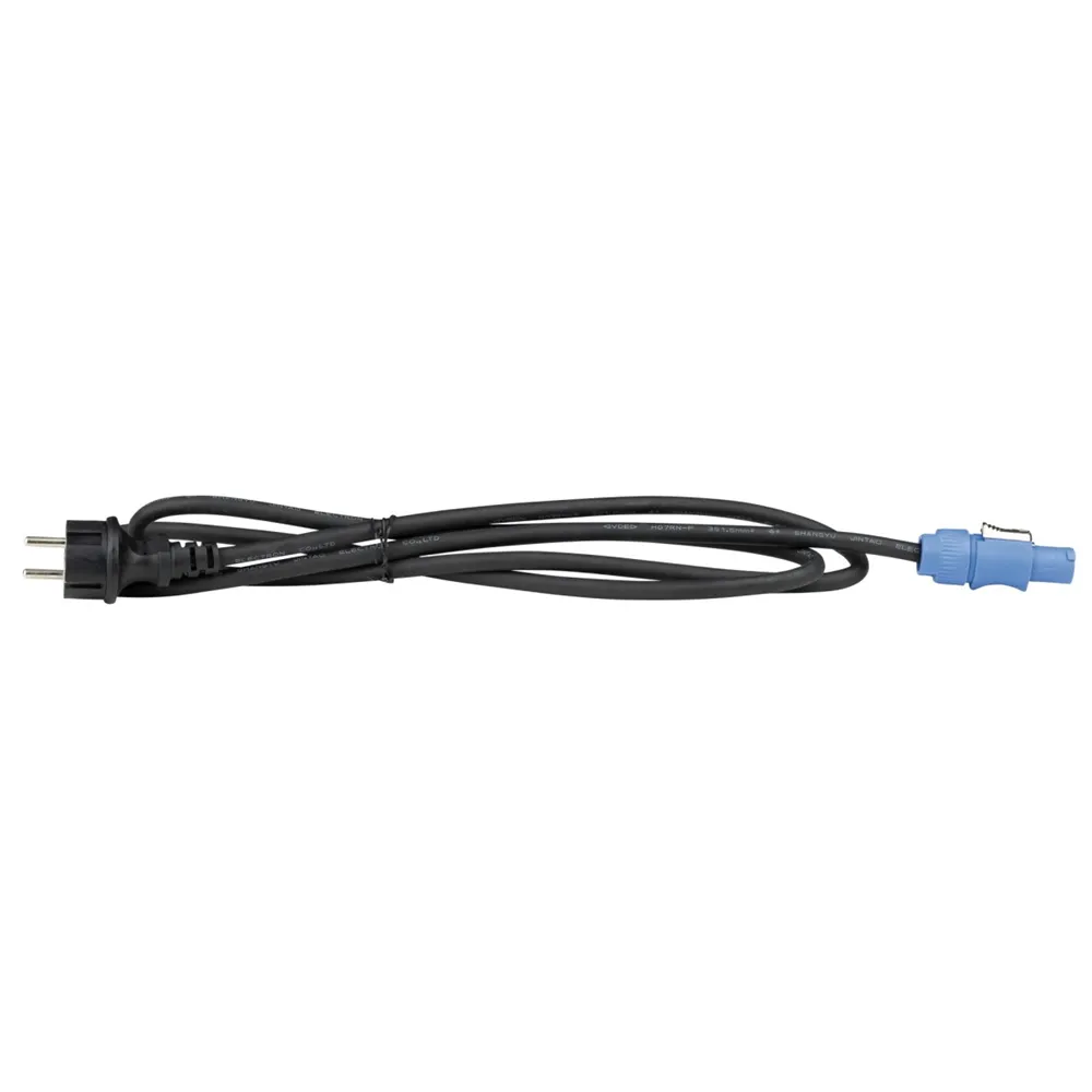 SHOWGEAR 19" 1U Socketstrip 7 With Powercon input