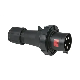 PCE CEE 63A 400V 5p Plug Male Black IP67