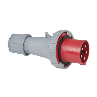 PCE CEE 63A 400V 5p Plug Male Red IP67