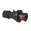 PCE CEE 125A 400V 5p Plug Male Black IP67