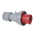 PCE CEE 125A 400V 5p Plug Male Red IP67
