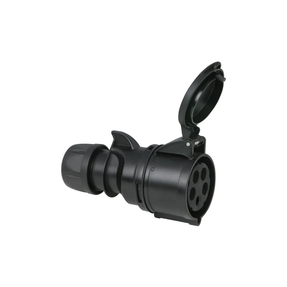 PCE CEE 32A 400V 5p Plug Female Black Turbo Twist IP44