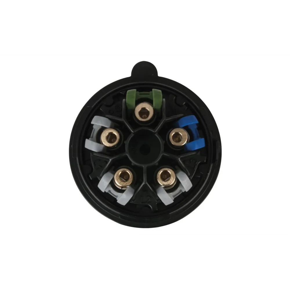 PCE CEE 32A 400V 5p Plug Female Black Turbo Twist IP44