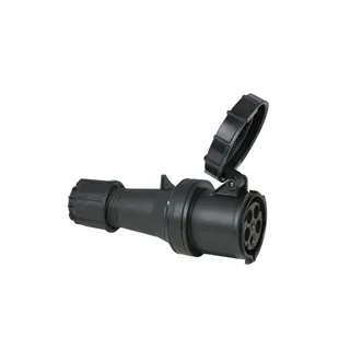 PCE CEE 63A 400V 5p Plug Female Black IP67