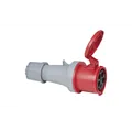 PCE CEE 63A 400V 5p Plug Female Red IP44