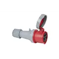 PCE CEE 63A 400V 5p Plug Female Red IP67