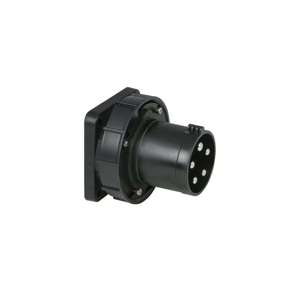 PCE CEE 63A 400V 5p Socket Male Black IP67