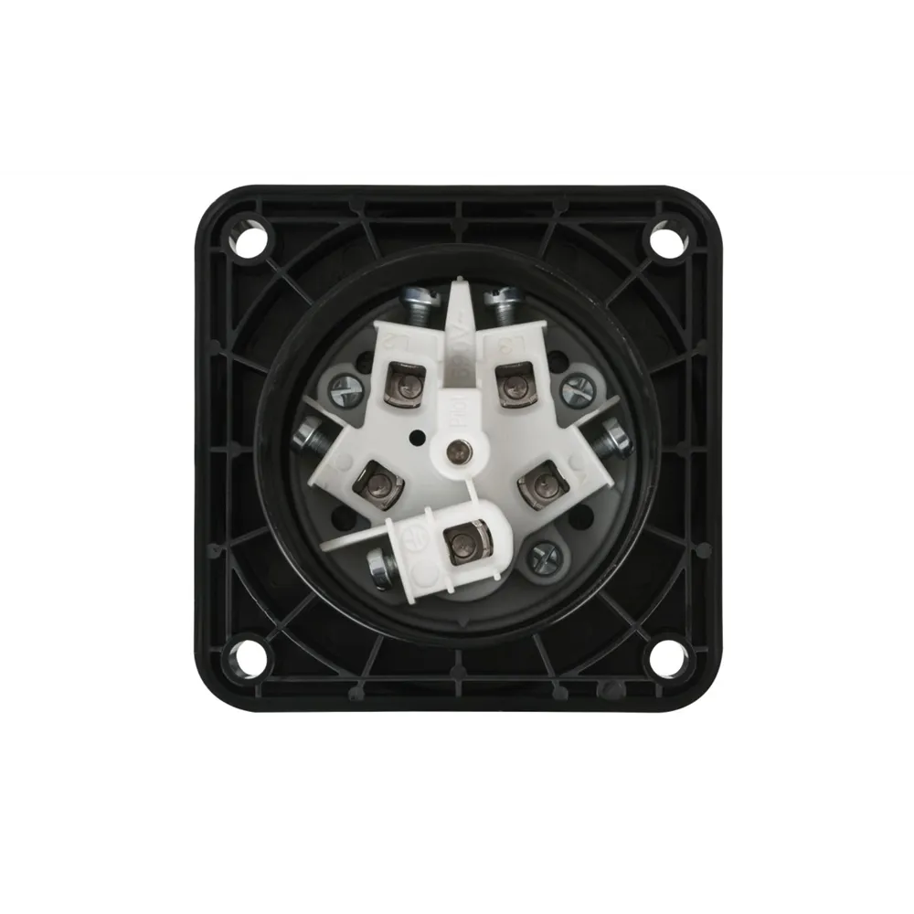 PCE CEE 63A 400V 5p Socket Male Black IP67
