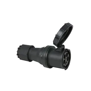 PCE CEE 125A 400V 5p Plug Female Black IP67