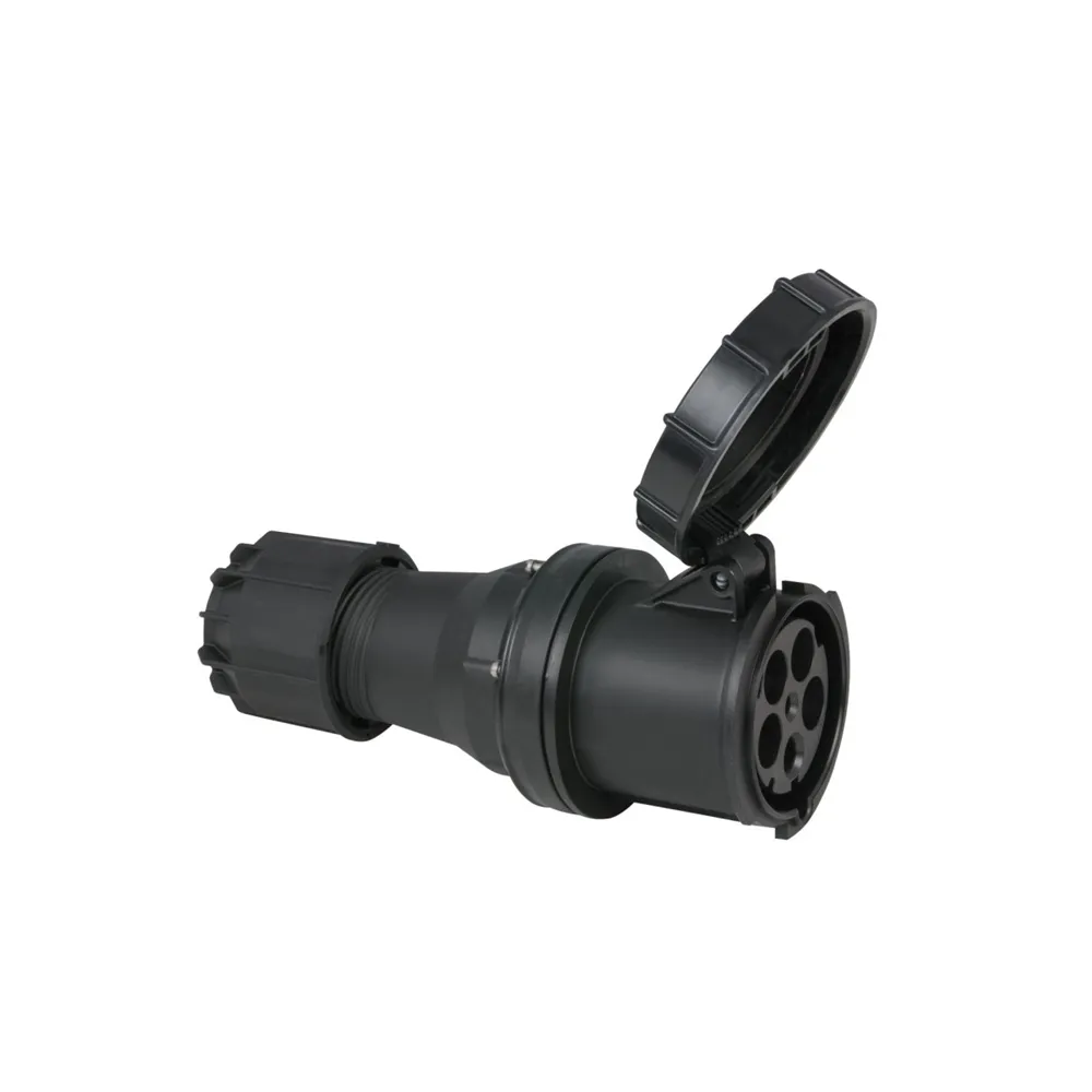 PCE CEE 125A 400V 5p Plug Female Black IP67