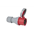 PCE CEE 125A 400V 5p Plug Female Red IP67