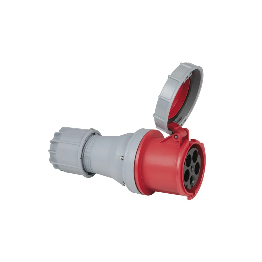 PCE CEE 125A 400V 5p Plug Female Red IP67