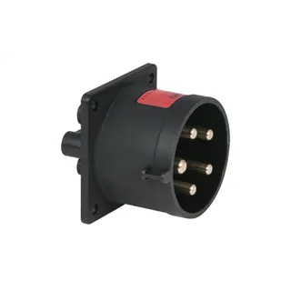PCE CEE 32A 400V 5p Socket Male Black IP44