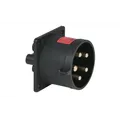 PCE CEE 32A 400V 5p Socket Male Black IP44