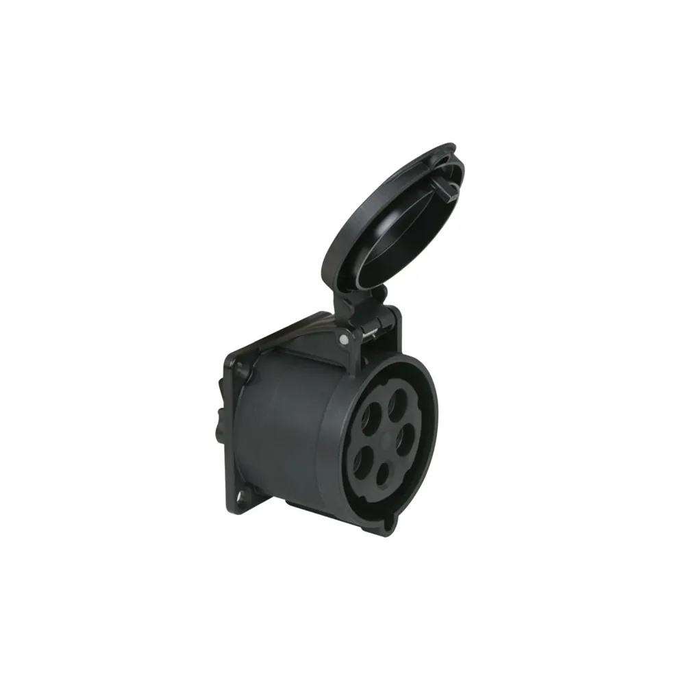 PCE CEE 32A 400V 5p Socket Female Black IP44