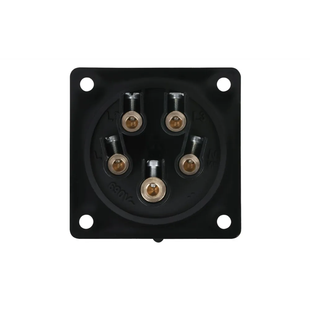 PCE CEE 32A 400V 5p Socket Female Black IP44