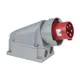 PCE CEE 63A 400V 5p Wallmount Male Red IP67
