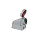 PCE CEE 63A 400V 5p Wallmount Female Red IP67