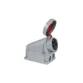 PCE CEE 63A 400V 5p Wallmount Female Red IP67