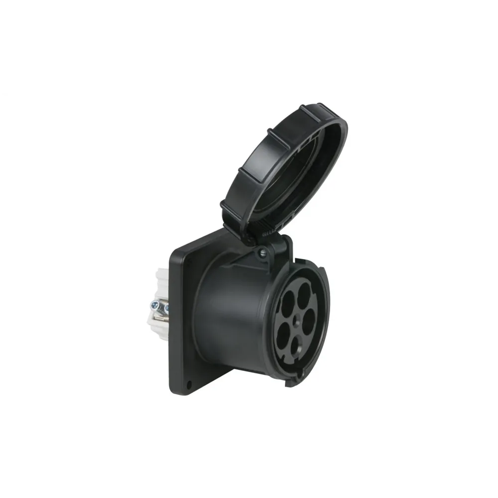 PCE CEE 125A 400V 5p Socket Female Black IP67