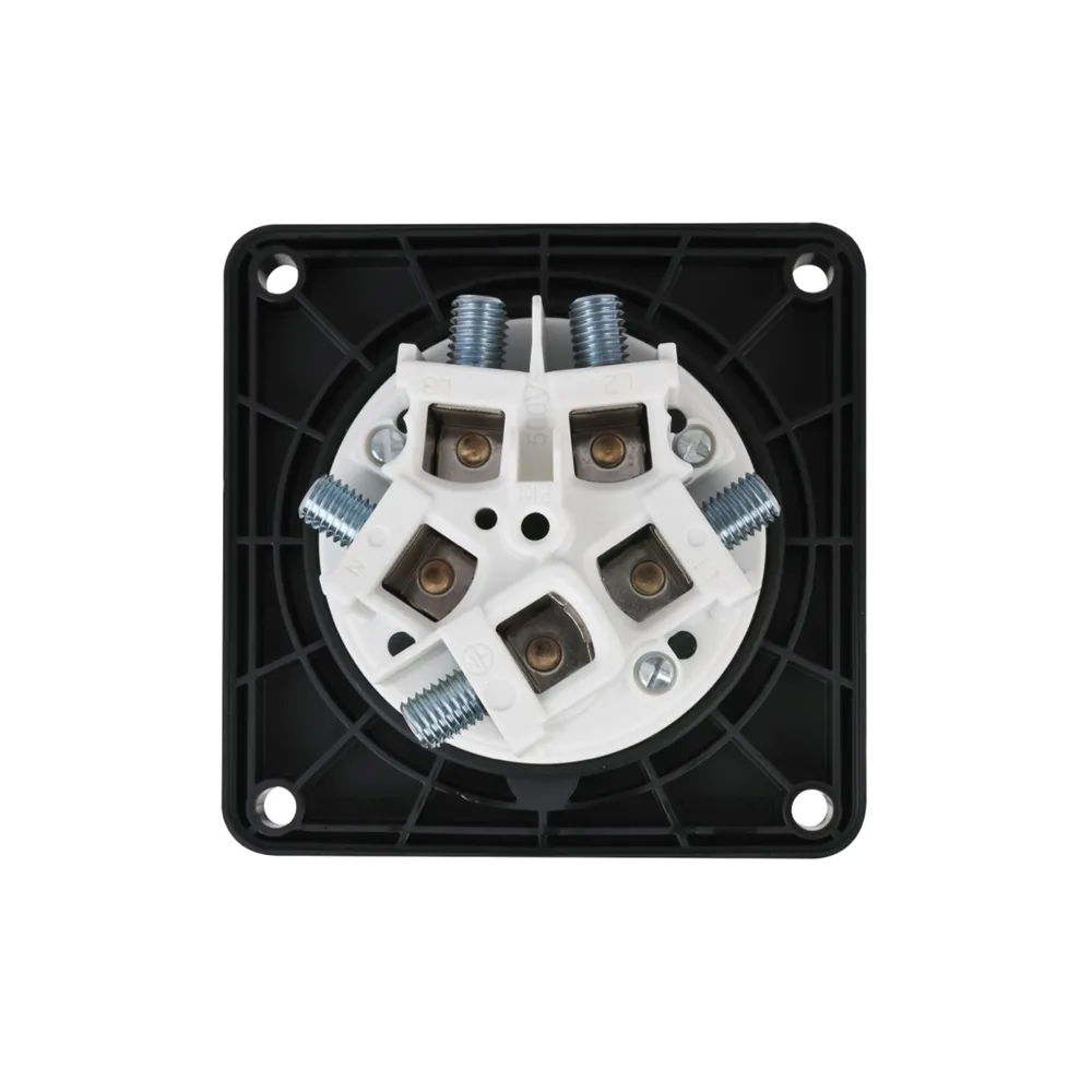PCE CEE 125A 400V 5p Socket Female Black IP67
