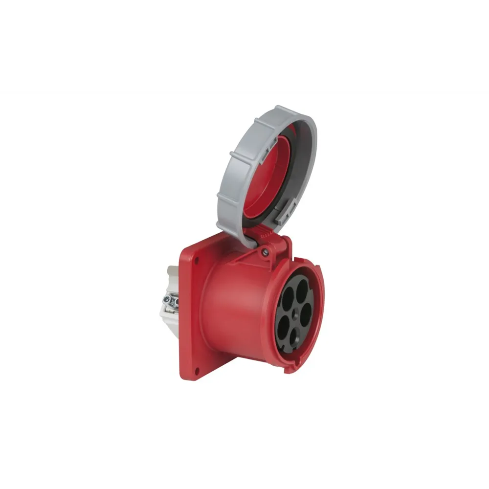 PCE CEE 125A 400V 5p Socket Female Red IP67