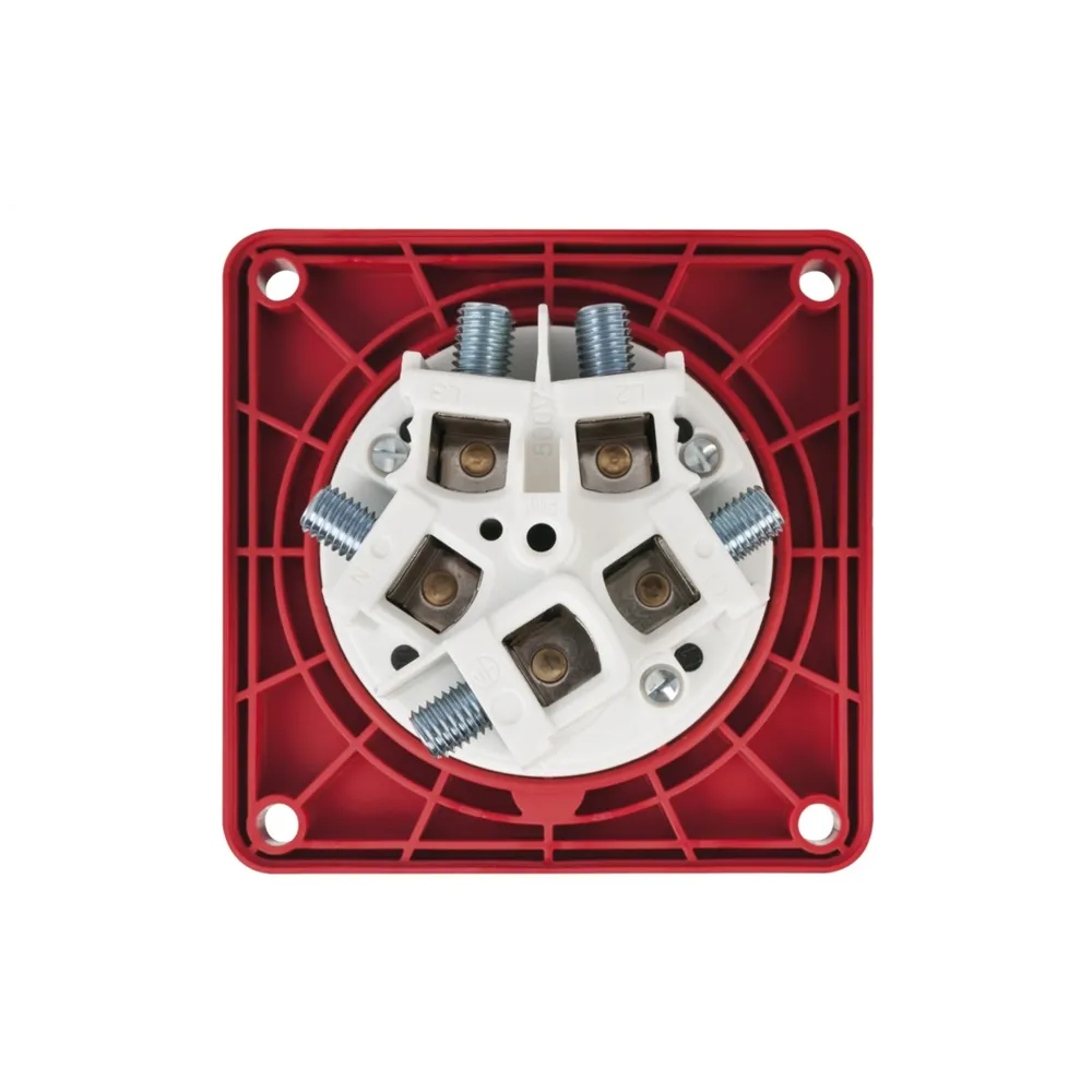 PCE CEE 125A 400V 5p Socket Female Red IP67