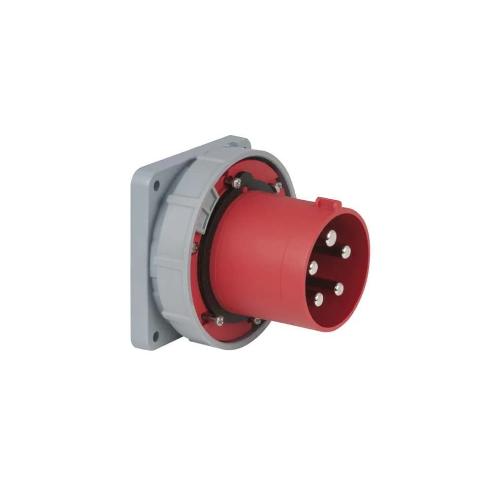 PCE CEE 125A 400V 5p Socket Male Red IP67