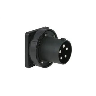 PCE CEE 125A 400V 5p Socket Male Black IP67